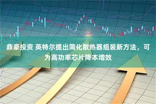 鼎豪投资 英特尔提出简化散热器组装新方法，可为高功率芯片降本增效