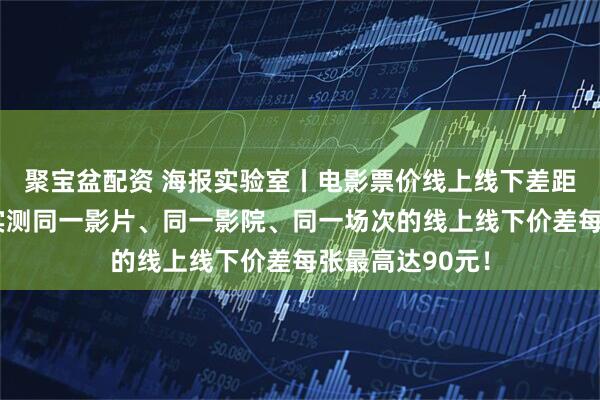 聚宝盆配资 海报实验室丨电影票价线上线下差距有多大？记者实测同一影片、同一影院、同一场次的线上线下价差每张最高达90元！
